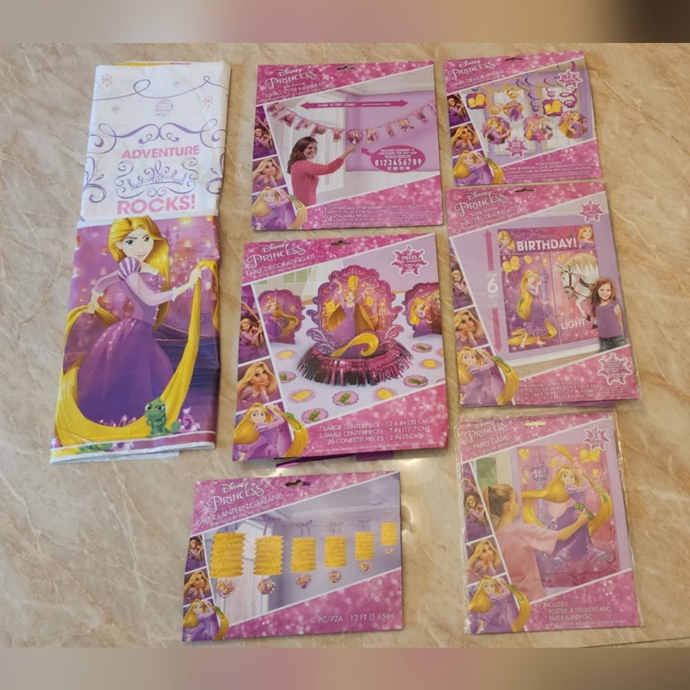 Disney Rapunzel Party supplies